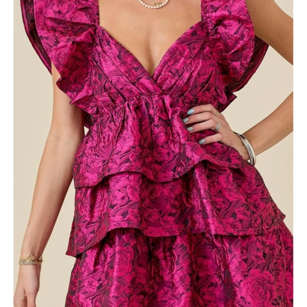 Mariposa Ruffle Dress